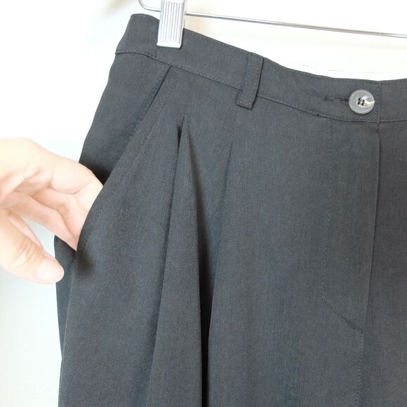 Topshop Black Straight Leg Trouser Dress Pants Size 4 - Picture 4 of 10